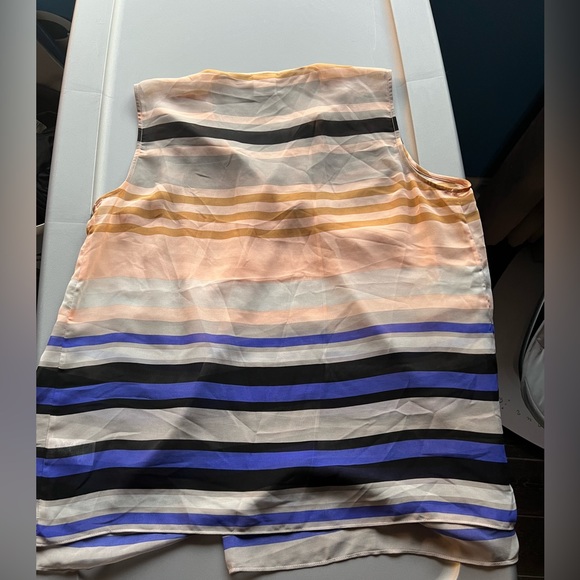 Cabi striped top, layered, size large - Picture 4 of 4